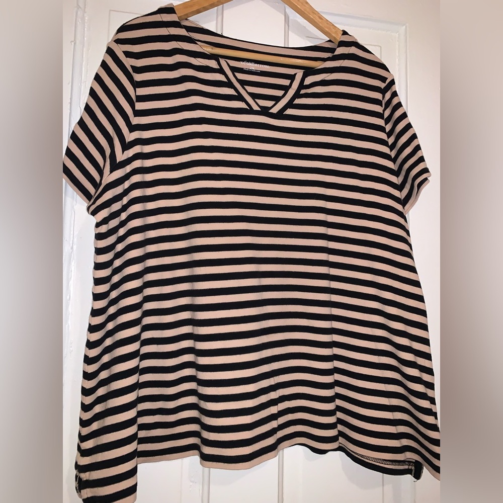Striped V-Neck